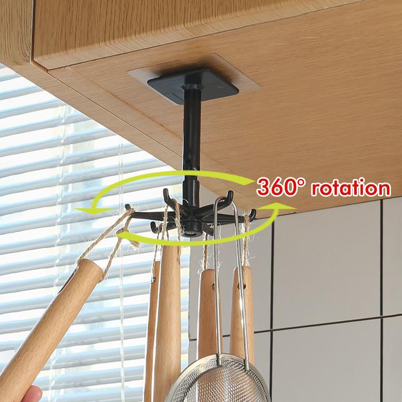 360° draaibare haak om de ruimte te optimaliseren