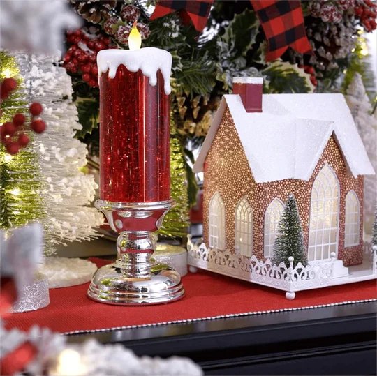 Lumânări LED de Crăciun - Lumini festive și sigure