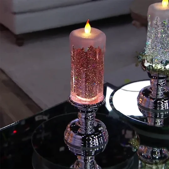 Lumânări LED de Crăciun - Lumini festive și sigure