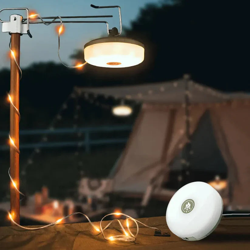 Lámpara de camping LED potente con batería de larga duración