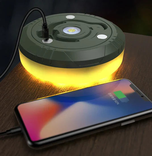 Lámpara de camping LED potente con batería de larga duración