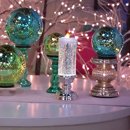 Lumânări LED de Crăciun - Lumini festive și sigure