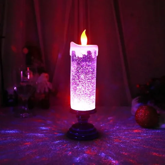 Lumânări LED de Crăciun - Lumini festive și sigure