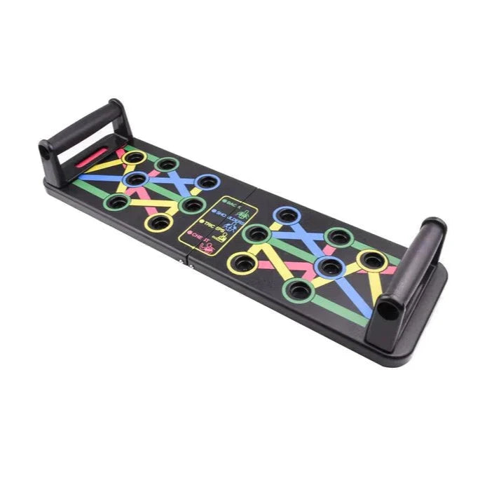 Multifunksjonell push-up planke for en komplett trening