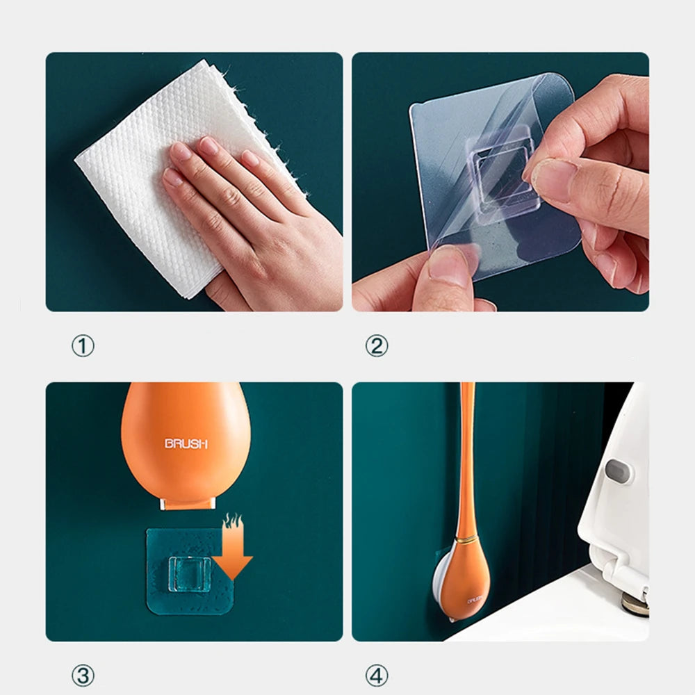 SmartBrush - Elegantná a hygienická silikónová WC kefa