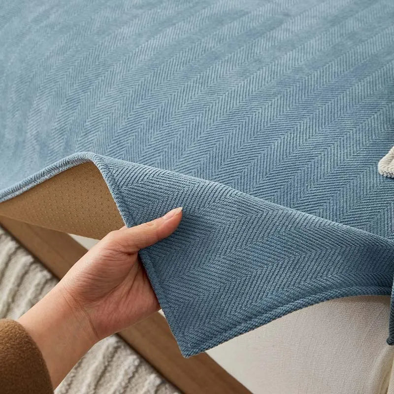 Luxurious Herringbone Chenille Sofa Protector